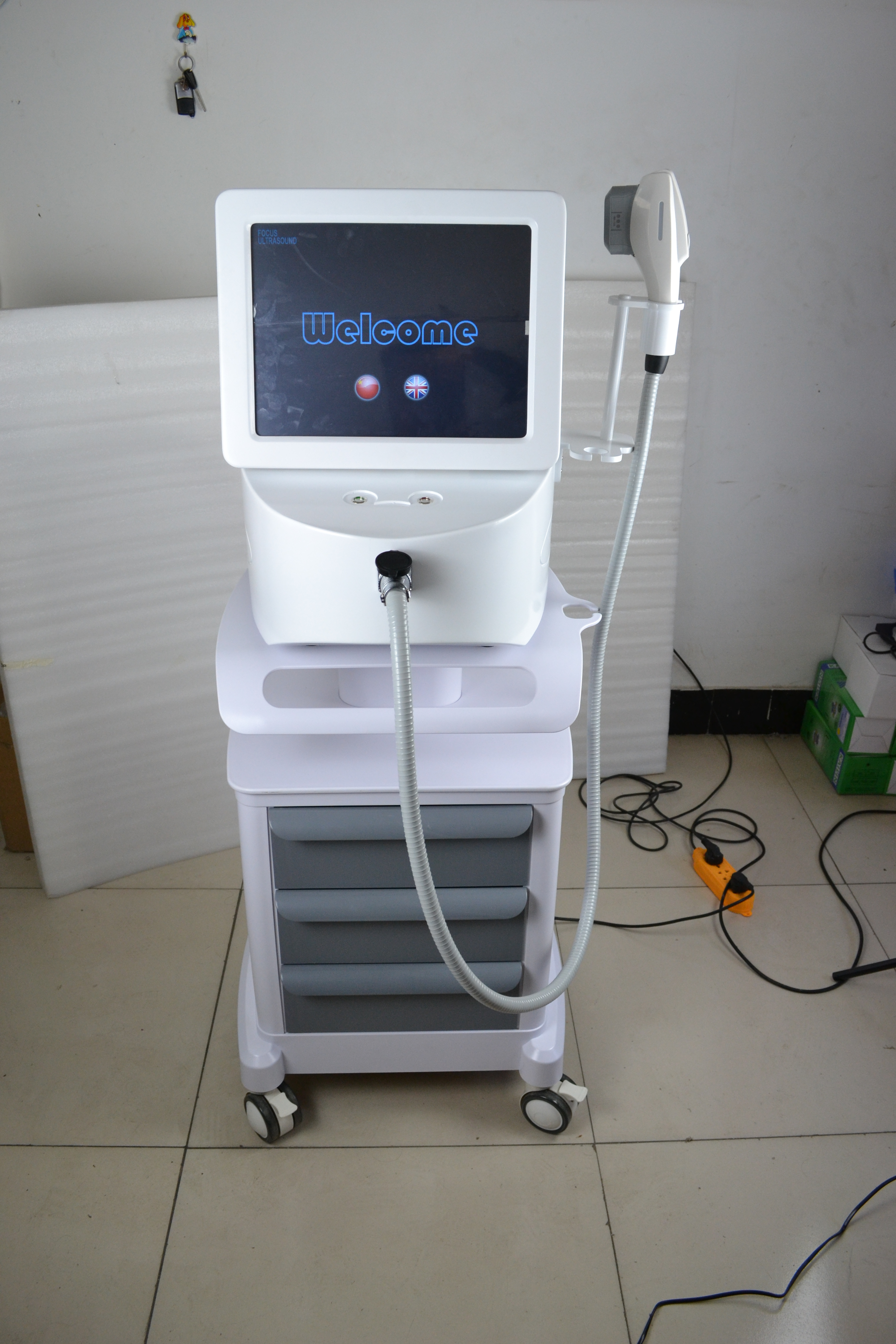 De professionele Machine van Hifu van de Hoge Intensiteits Geconcentreerde Ultrasone klank voor Gezichtslift